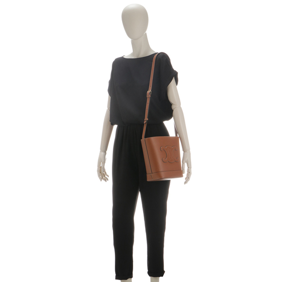 Celine Cuile Triomphe Bucket Bag Small - Picture 8 of 11